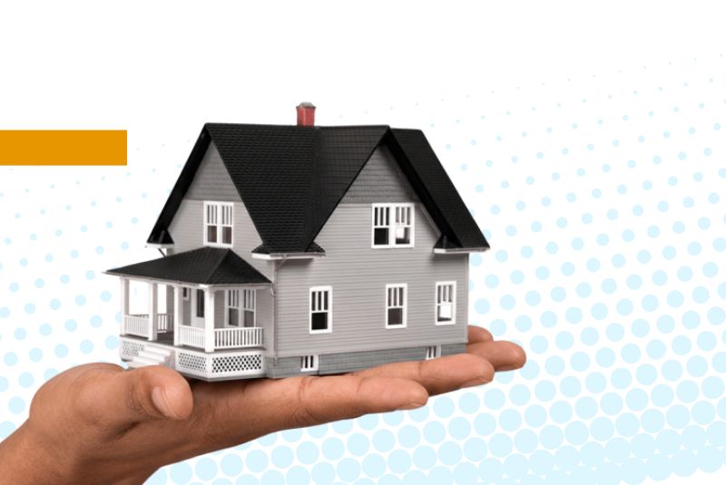 house in a hand